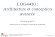 LOG4430 : Architecture et conception avancée