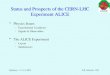 Status and Prospects of the CERN-LHC Experiment ALICE