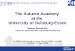 The  Autumn Academy at the