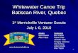 Whitewater Canoe Trip Batiscan River, Quebec