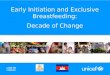 Early Initiation and Exclusive Breastfeeding: Decade of Change