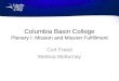 Columbia Basin College Plenary I: Mission and Mission Fulfillment