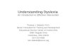 Understanding Dyslexia  An Introduction to Effective Intervention