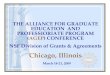 THE ALLIANCE FOR GRADUATE EDUCATION  AND PROFESSIORIATE PROGRAM ( AGEP ) CONFERENCE
