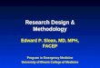 Research Design & Methodology