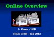 Online Overview
