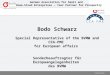 Bodo Schwarz Special Representative of the BVMW and CEA-PME  for European affairs