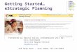 Getting Started… eStrategic Planning