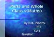 Parts and Whole Class-v( Maths )