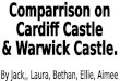 Comparrison on Cardiff Castle & Warwick Castle