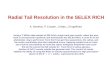 ) motivation, CKM mass resolution ) SELEX, three aspects ) radius distributions & tails