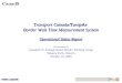 Transport Canada/Turnpike  Border Wait Time Measurement System Operational Status Report