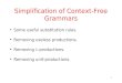 Simplification of Context-Free Grammars