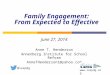 Family Engagement: From Expected to Effective