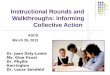 Instructional Rounds and Walkthroughs: Informing Collective Action