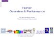 TCP/IP  Overview & Performance