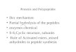Proteins and Polypeptides