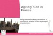 Ageing plan in France