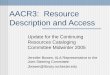 AACR3:  Resource Description and Access