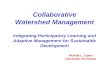 Collaborative Watershed Management Integrating Participatory Learning and