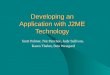 Developing an Application with J2ME Technology