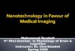 Nanotechnology in Favour  of Medical  Imaging