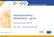 Interoperability  Shibboleth - gLite