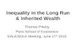 Inequality in the Long Run & Inherited Wealth