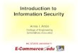 Introduction to  Information Security
