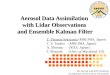 Aerosol Data Assimilation  with Lidar Observations  and Ensemble Kalman Filter