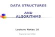 DATA STRUCTURES  AND ALGORITHMS