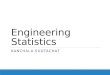 Engineering  Statistics