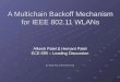 A Multichain Backoff Mechanism for IEEE 802.11 WLANs