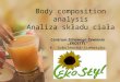Body composition analysis Analiza składu ciała