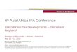 6 th  Asia/Africa IFA Conference