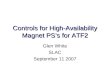 Controls for High-Availability Magnet PS’s for ATF2