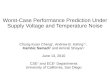 Worst-Case Performance Prediction Under Supply Voltage and Temperature Noise
