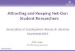 Attracting and Keeping Net-Gen Student Researchers Association of Southeastern Research Libraries