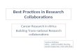 Best Practices in  Research  Collaborations
