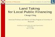Land Taking  for Local Public Financing