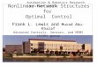 Frank L. Lewis and  Murad Abu-Khalaf Advanced Controls, Sensors, and MEMS (ACSM) group