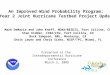 An Improved Wind Probability Program: A Year 2 Joint Hurricane Testbed Project Update