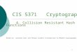 CIS 5371   Cryptography