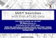-  SUSY Searches  - with First ATLAS data