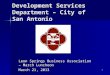 Development Services Department – City of San Antonio