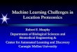 Machine Learning Challenges in Location Proteomics