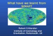 What have we learnt from WMAP?