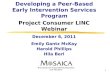 Project Consumer LINC Webinar December 6, 2011 Emily Gantz McKay Harold Phillips Hila Berl