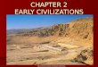 CHAPTER 2 EARLY CIVILIZATIONS