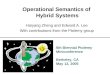 Operational Semantics of  Hybrid Systems